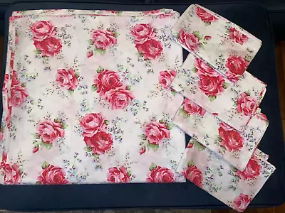 £65 • Buy COUNTRY HOUSE Cath Kidston Classic Rose King Size Duvet Cover Set,4 Pillowcases