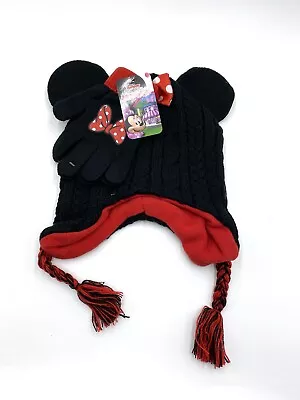 Berkshire Girls Minnie Mouse Winter Hat And Gloves Set New With Tags • $16.10