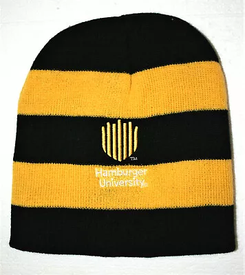 $16.99 • Buy McDonalds Restaurants School Hamburger University Knit Beanie Winter Hat New NOS