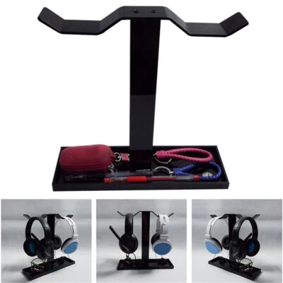 $25.53 • Buy Universal Headphone Headset Earphone Stand Holder Display Bracket Rack Durable