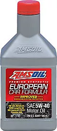 AMSOIL AFL European Car Formula 5W-40 MID SAPS Synthetic Oil 1 Quart 946mL • $28.80