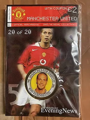 Rare Rio Ferdinand  Manchester United / M.e.n.  2005/06 Medal Collection • £15.59