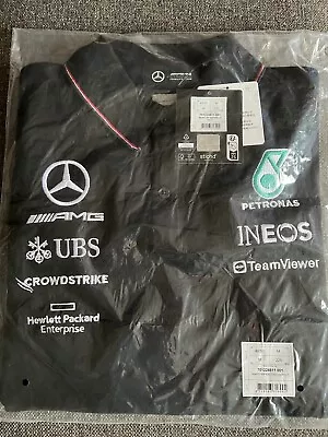 **BNWT**Mercedes F1 AMG Petronas 2023 Long Sleeved Knitted Polo - Medium • £30