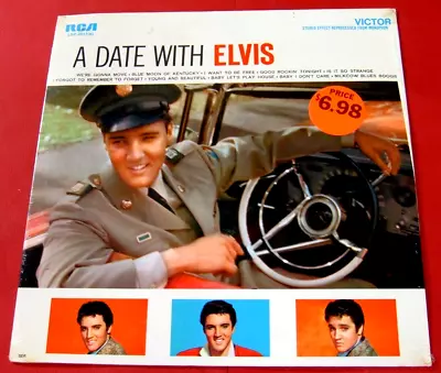 Elvis Presley  A DATE WITH  1968-1977 Stereo Reissue LP RCA LSP-2011 (E) SEALED • $60