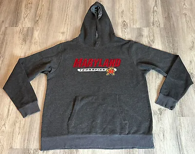 Under Armour University Of Maryland Terrapins Hoodie Mens Size Large Gray • $11.13
