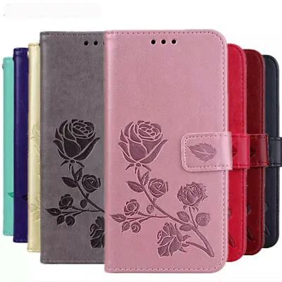 Leather Wallet Case For IPhone 8 7 6 6S Plus 14 13 12 11 Pro X XR XS Max Cover • £6.34