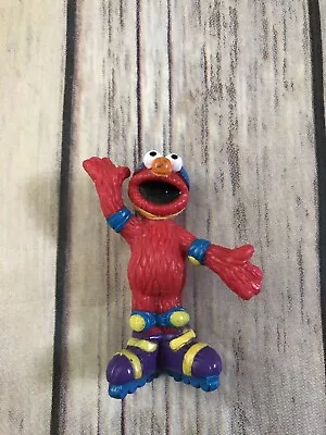 Elmo Roller Skates PVC Figure Cake Topper Sesame Street • $1.99