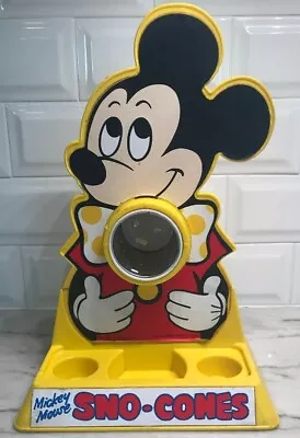 Mickey Mouse SNO-CONE Maker Disney 1976 Coleco RARE Vintage Works Collectible • $14.99