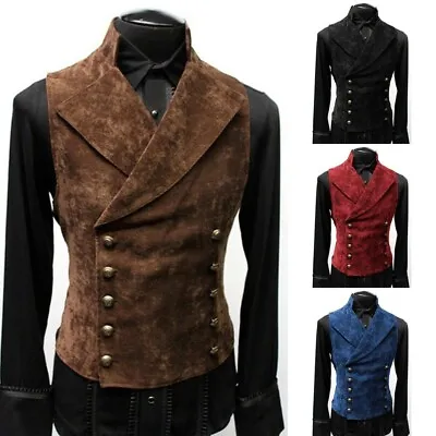 £30.47 • Buy Tool Vest Double Medieval Double Victorian Waistcoat Breasted Waistcoat