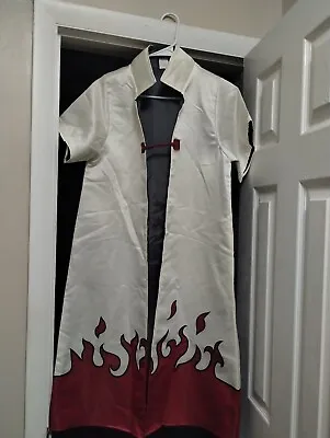 Naruto Shippuden Hokage Robe Cloak Coat Anime Cosplay Costume Halloween L / XL • $15.90