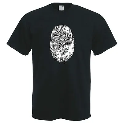 Fingerprint T-shirt Csi Crime Scene Miami New York La Detective Dna Police Tee • $15.15