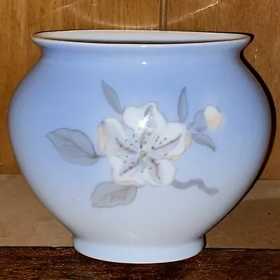 VTG. Royal Copenhagen Flower Pillow Vase #A22 Denmark Handpainted 3.25  X 4 Tall • $20.99