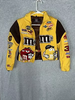 JH Design M&M NASCAR Racing Team #38 Elliot Sadler Yellow Jacket Size Youth Sm • $75