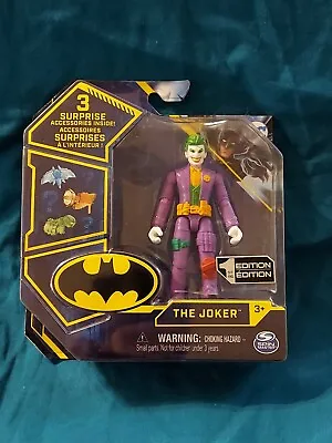 DC The Joker 1st Edition Batman Action Figure Covert Tech SuperSpin Master 3.75  • $15.12
