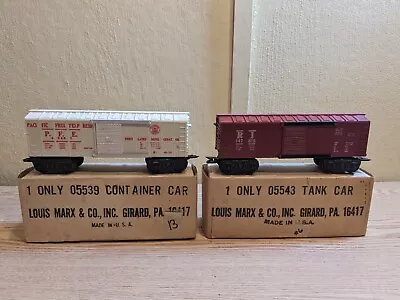 Lot Of 2 Marx Box Cars With Boxes - O Scale • $23.50