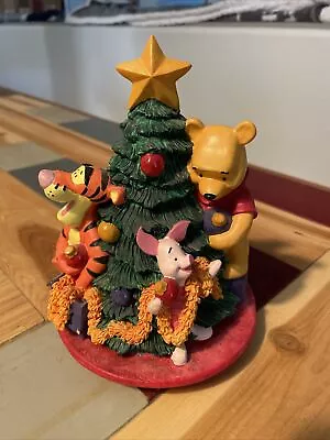 Disney FTD Winnie The Pooh Tigger Piglet Trimming Christmas Tree Figure • $19.99