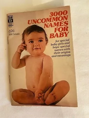 1976 Dell Purse Book~3000 Uncommon Names For Baby With Meanings • £7.23