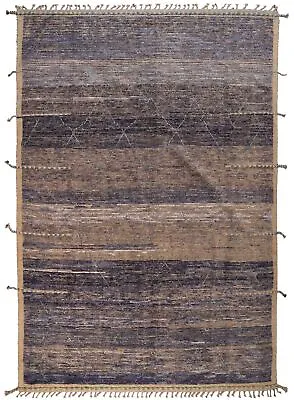 8' X 12  Handmade Contemporary Moroccan Wool Rug M17 • $2390.50