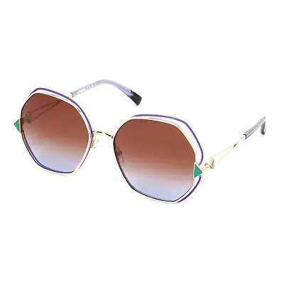 Missoni Women's Sunglasses Oversized Butterfly Gold/Violet MIS 0075/S S9E • £104.99