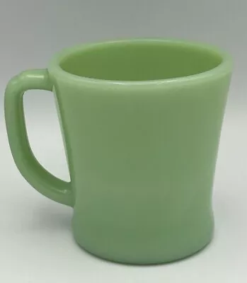 Vtg Jadeite Anchor Hocking Fire King Ware Coffee Mug Cup D Handle Milk Glass 8oz • $27