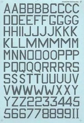 Xtradecal X48022 Medium Sea Grey RAF 24  And 30  Code Letters And Numbers 1/48 • £7.95