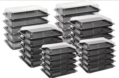 £54.93 • Buy 30X Mix Platters Plastic Sandwich Food Trays With Lids For Party Catering Buffet