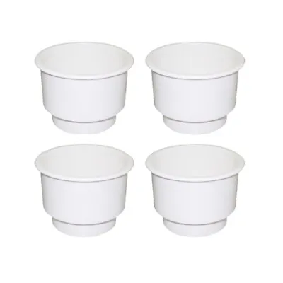 4PCS White Plastic Cup Drink Can Holder Universal For Car Truck Boat Marine RV • $10.99