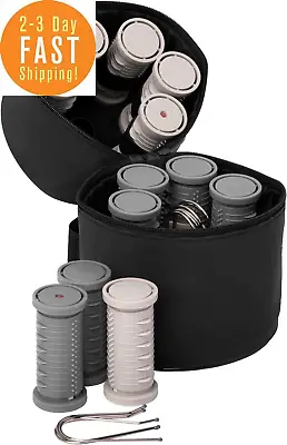 Nicky Clarke Heated 25 Mm Rollers Compact Travel Set Of 12 Count (Pack 1)  • £55.79