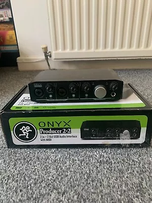 Mackie Onyx Producer 2.2 USB Audio/MIDI Interface 24bit Soundcard • £85