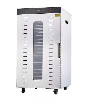 $1099.99 • Buy 20 Trays Stainless Steel Commercial Food Dehydrator Machine Fruit Meat Jerky