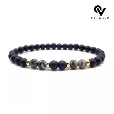 Crystal Gemstone Bead Bracelet Chakra Stone Healing Anxiety Womens Ladies Men Uk • £3.99