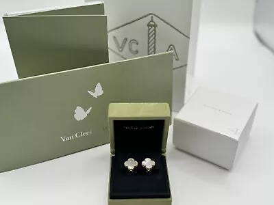 Van Cleef Arpels Vintage Alhambra Earrings • $3900