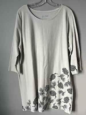 M Mac For Vermont Country Store Pinecone Dress - Very Rare! - Pristine - Xl • $29.97