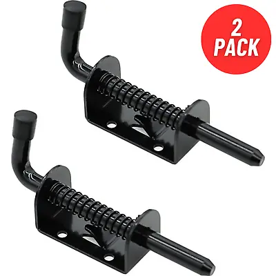 $18.25 • Buy Utility Trailer Gate Spring Loaded Pin Lock Assembly Ramp Door Locking Latch Set