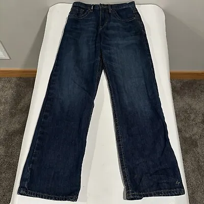 Cinch Jeans Mens 28x32 Relaxed Fit Garth Brooks Seven Bootcut Dark Wash • $18.95