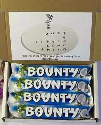 £6.95 • Buy Bounty Coconut Milk Chocolate Personalised Sweet Letterbox Gift Hamper Present