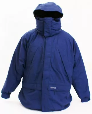 Marmot Blue Yukon Classic Down Hooded Parka Men's XXL 2XL  NWT • $599.99