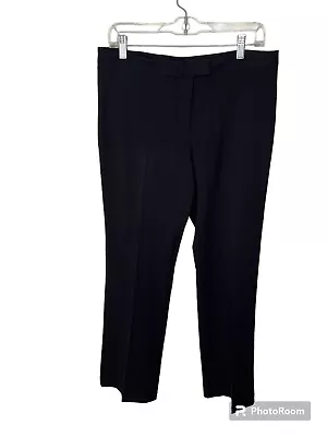Vince Camuto Womens Size 8 Pants Black Straight Trousers In Black • $14