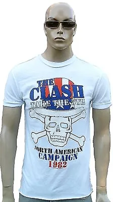 £39.29 • Buy Amplified Clash North America Campaign 1982 Skull Rock Star Vintage T-Shirt XL