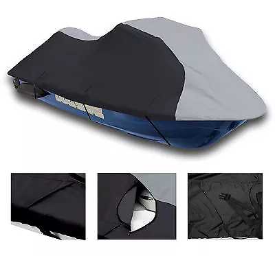 YAMAHA JET SKI WAVE VENTURE 1100 760 Jet Ski PWC Cover Grey/Black 95 96 97 • $77.74