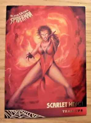 FLEER Ultra 95 Marvel Spider-Man CARD 126 SCARLET WITCH • £0.99