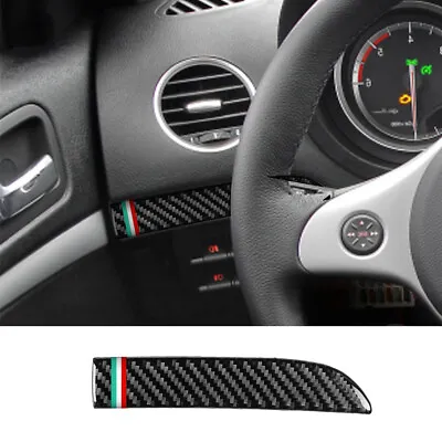 Carbon Fiber Driver's Side Dashboard Cover For Alfa Romeo 159 Brera Spider 04-11 • $19.34