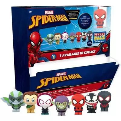 Marvel Spider-Man Gravity Puzzle Palz 3D Eraser One Box Supplied • £3.47