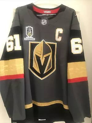 Vegas Golden Knights Adidas 2023 Stanley Cup Champions #61 Stone Jersey 56-NWOT! • $99.99