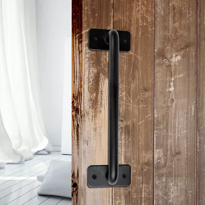 Iron Barn Sliding Door Handle Rustic Pull And Flush Gate Garage Handle Hardware • $12.06