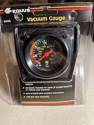 $18 • Buy Equus Universal Vacuum Vac Gauge 6046 2  Mechanical + Hardware, Mount NEW SEALED