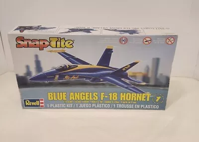  Snap-Tite Blue Angels F-18 Hornet Fighter Jet 1/72 Model Blue Kit New Open Box • $23