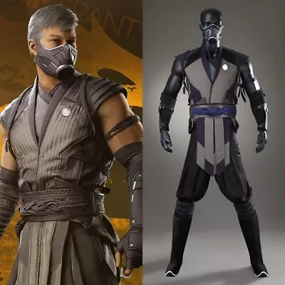 Smoke Costume Mortal Kombat 1 Cosplay Suit Handmade • $295.89