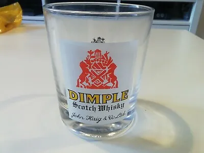 £9.99 • Buy Rare Vintage 1960's John Haig Dimple Scotch Whisky Glass. Made By Reims France