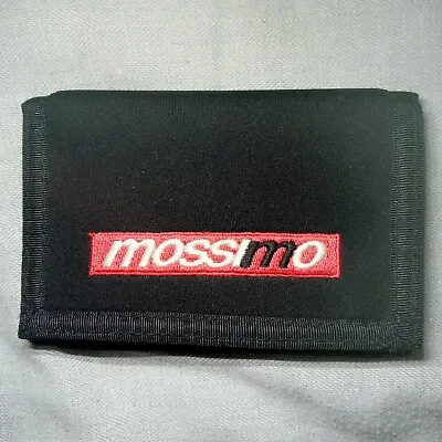 Vintage Retro 90's Black Mossimo Wallet Skateboard Street Wear Trifold Nylon • $23.06